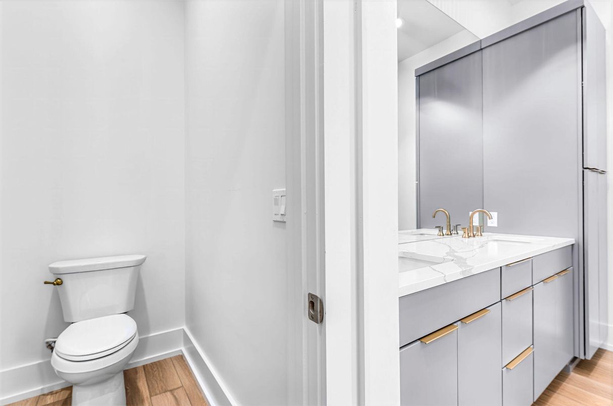 Bathroom, Interior, Wood Texture Flooring