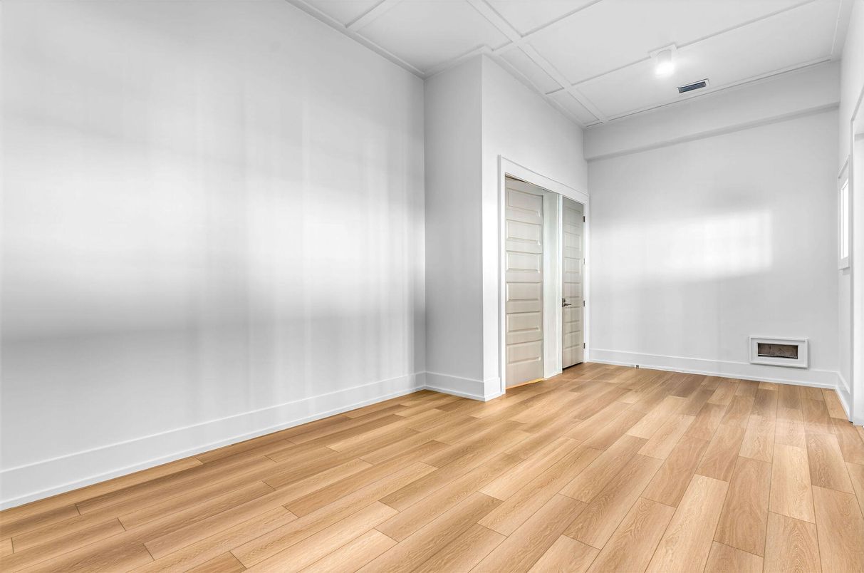 Empty room, Interior, Wood Texture Flooring