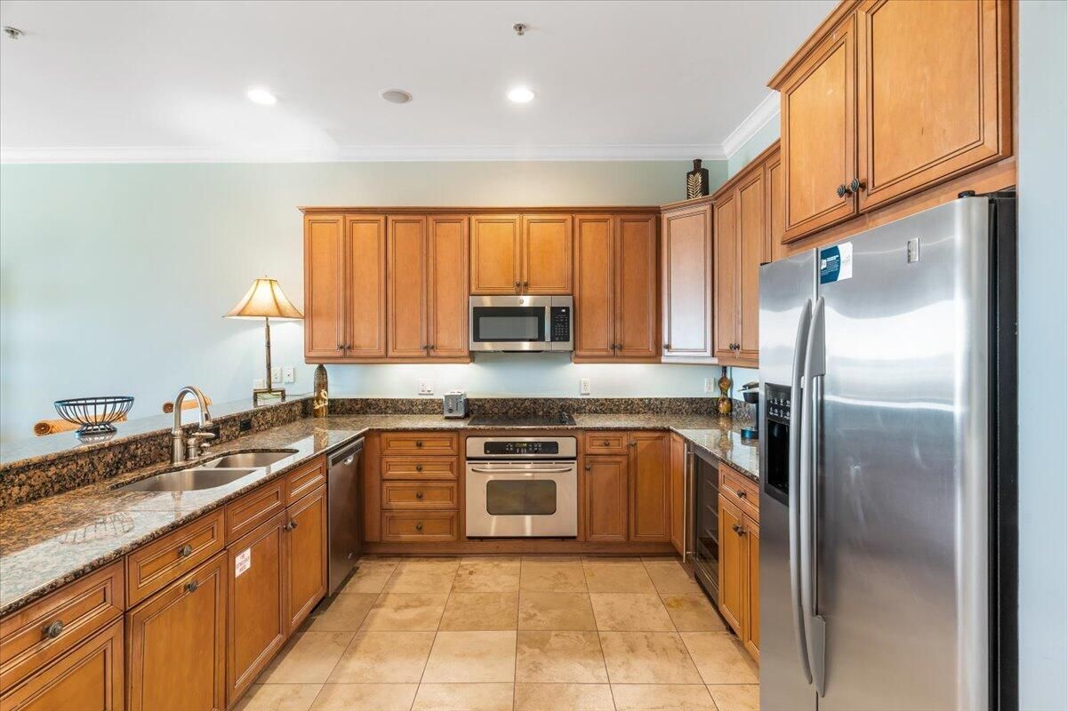 Interior, Kitchen, Recessed Lighting, Stainless Steel Appliances