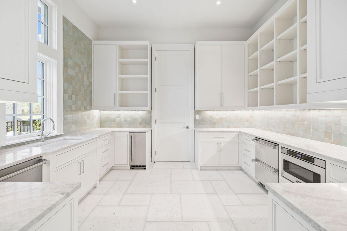 Interior, Kitchen, Recessed Lighting, Stainless Steel Appliances