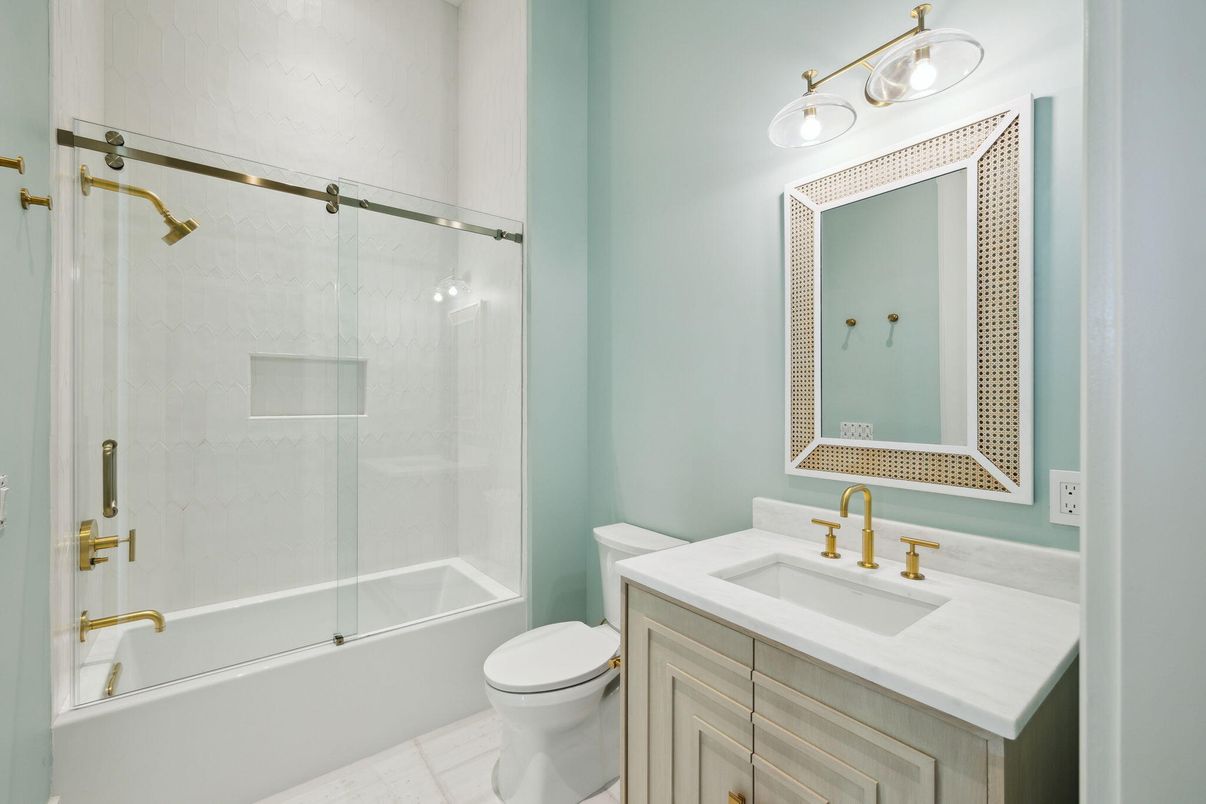 Bathroom, Glass Shower, Interior