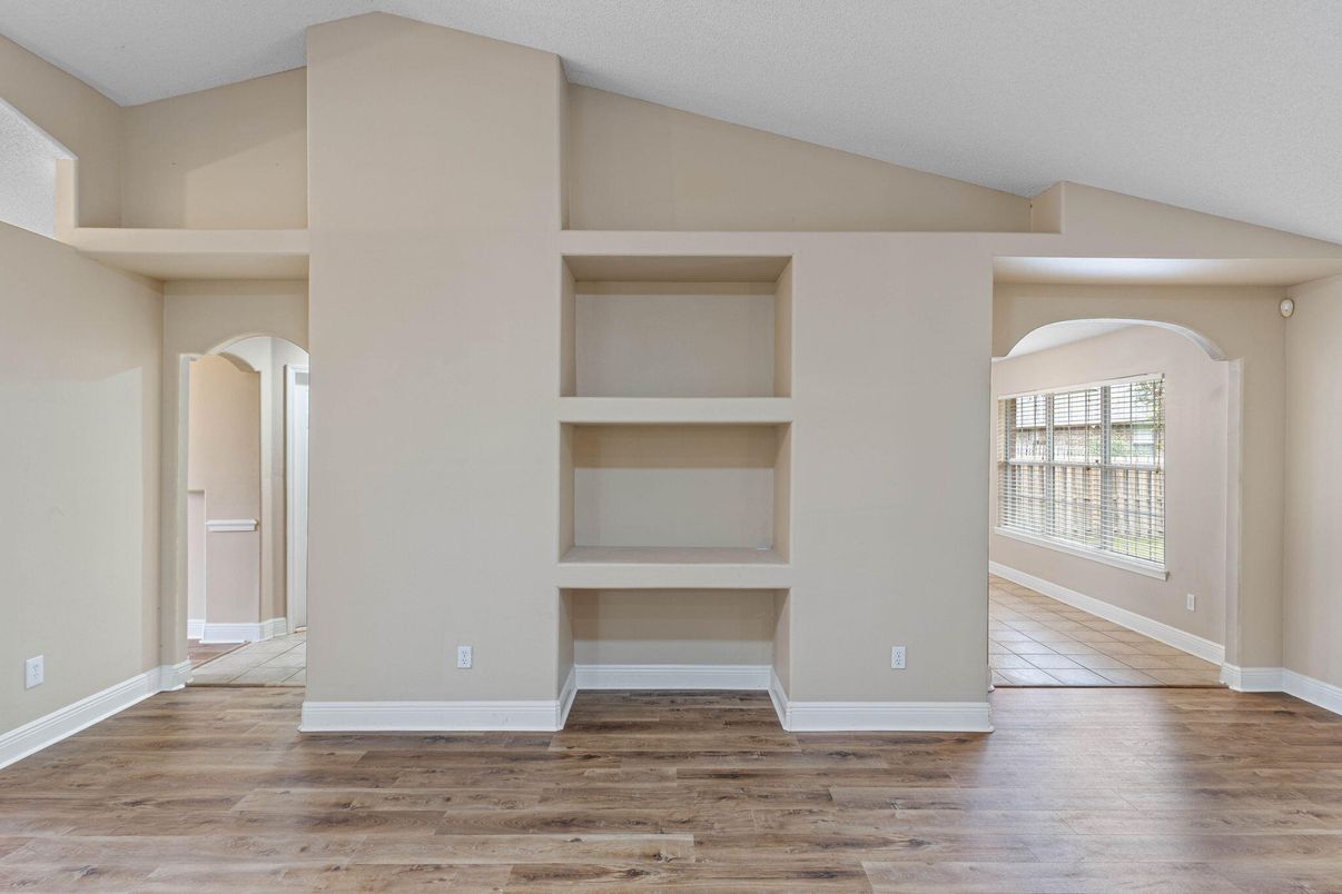 Empty room, Interior, Wood Texture Flooring