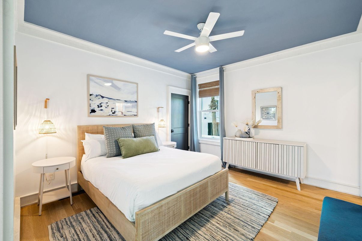 Bedroom, Interior, Wood Texture Flooring