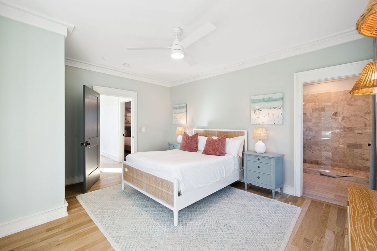 Bedroom, Interior, Wood Texture Flooring