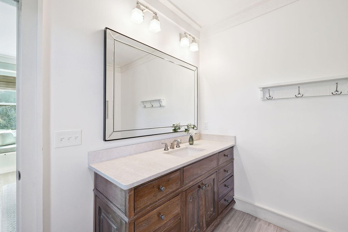 Bathroom, Interior, Wood Texture Flooring