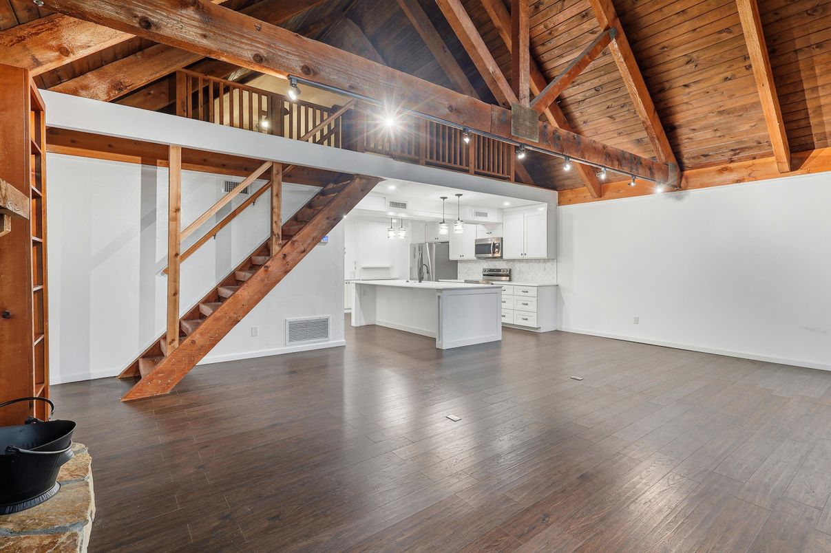 Interior, Kitchen, Pendant Lights, Wooden Beams, Wooden Ceilings, Wood Texture Flooring
