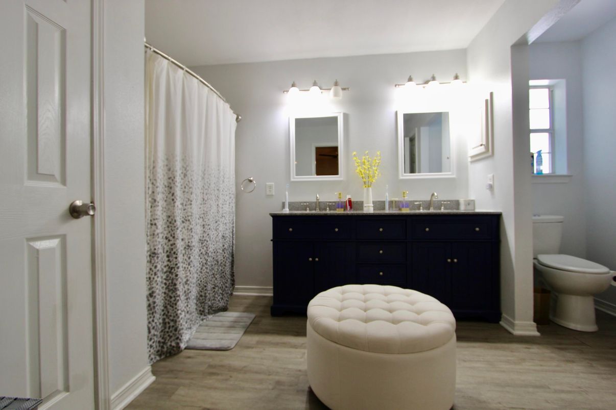Bathroom, Interior, Wood Texture Flooring