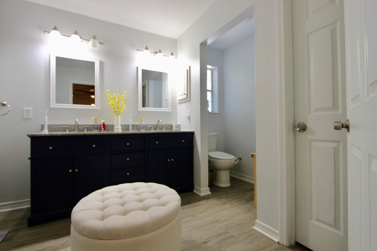Bathroom, Interior, Wood Texture Flooring