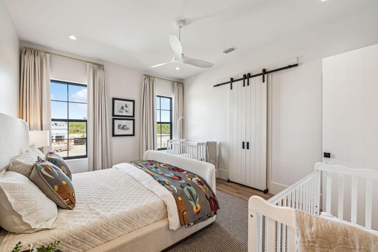 Bedroom, Interior, Recessed Lighting