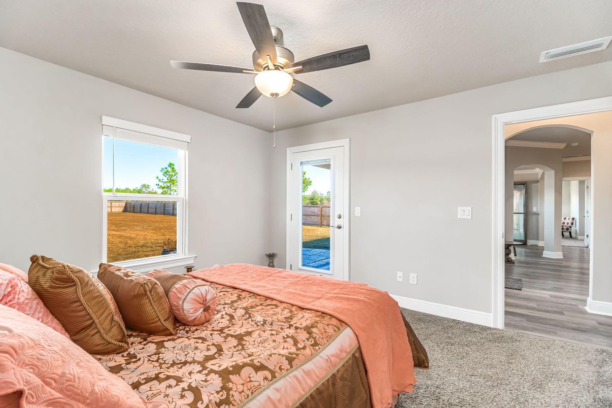 Bedroom, Interior, Wood Texture Flooring