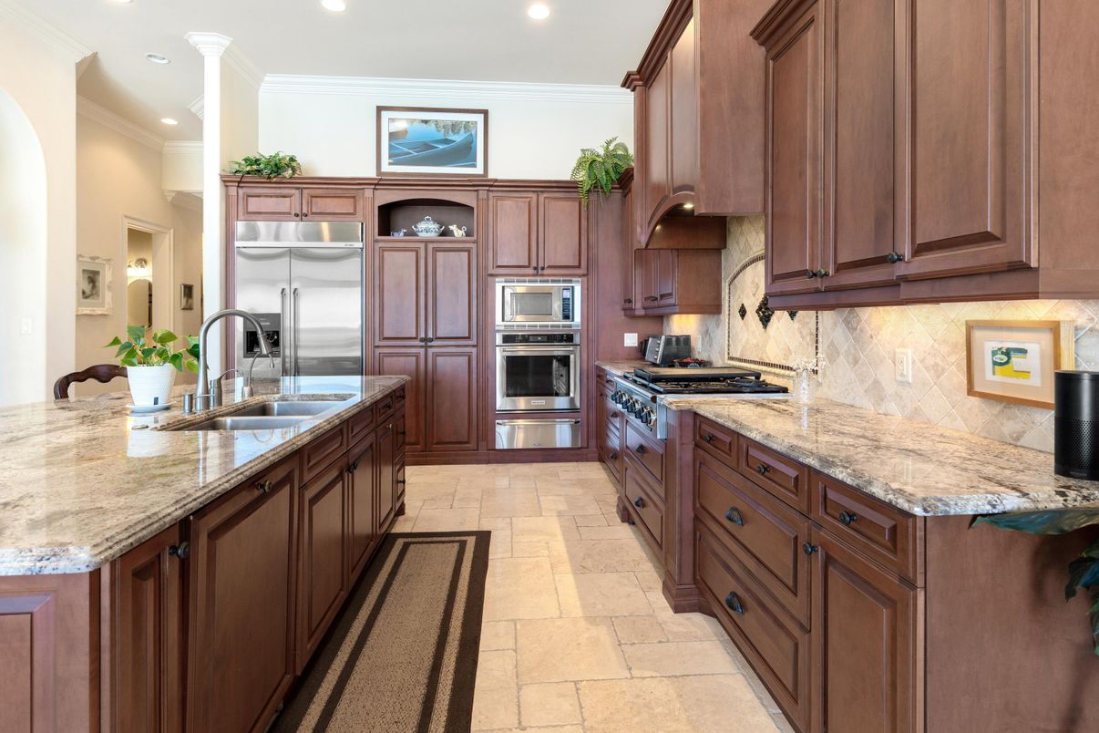 Interior, Kitchen, Recessed Lighting, Stainless Steel Appliances