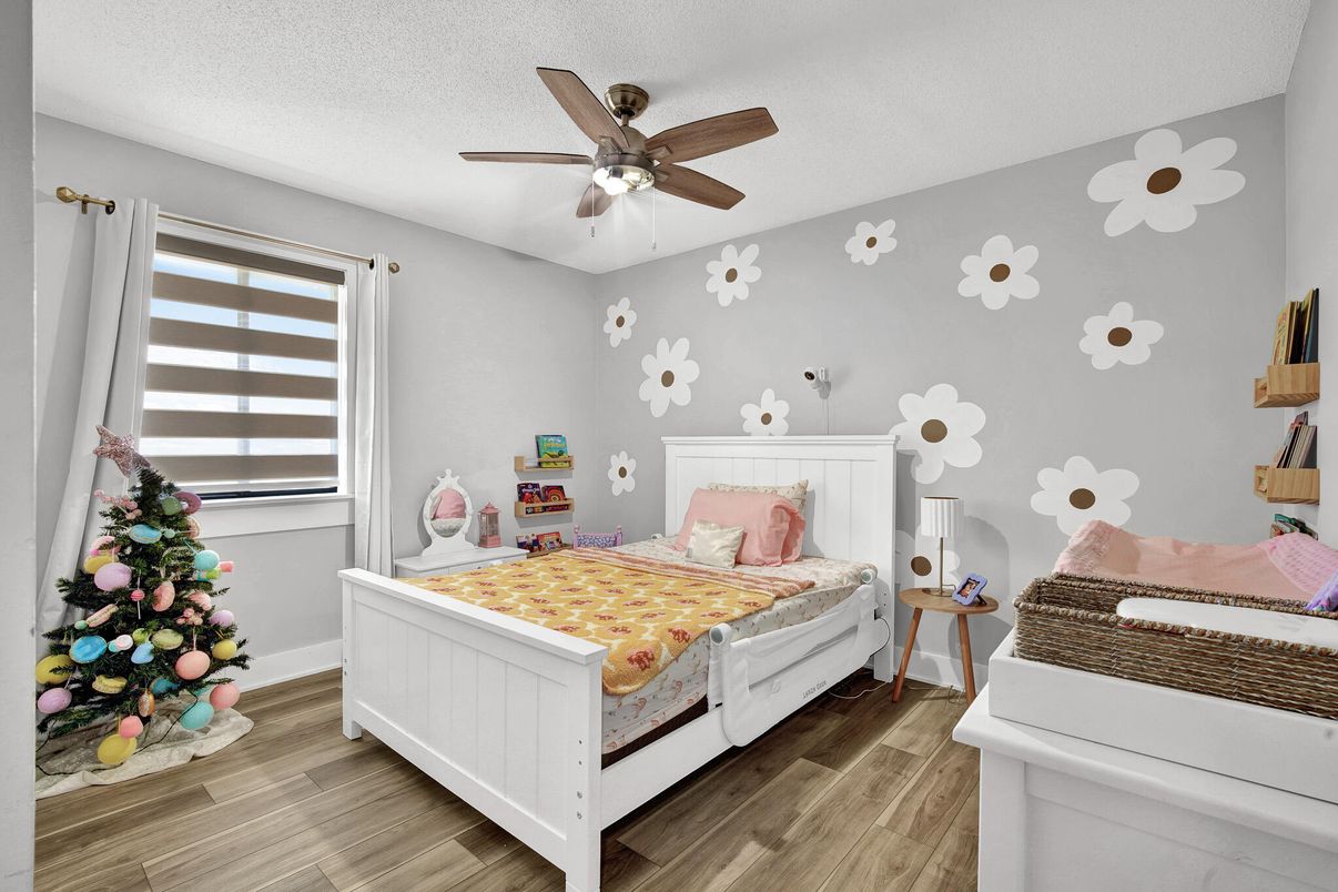 Bedroom, Interior, Wood Texture Flooring