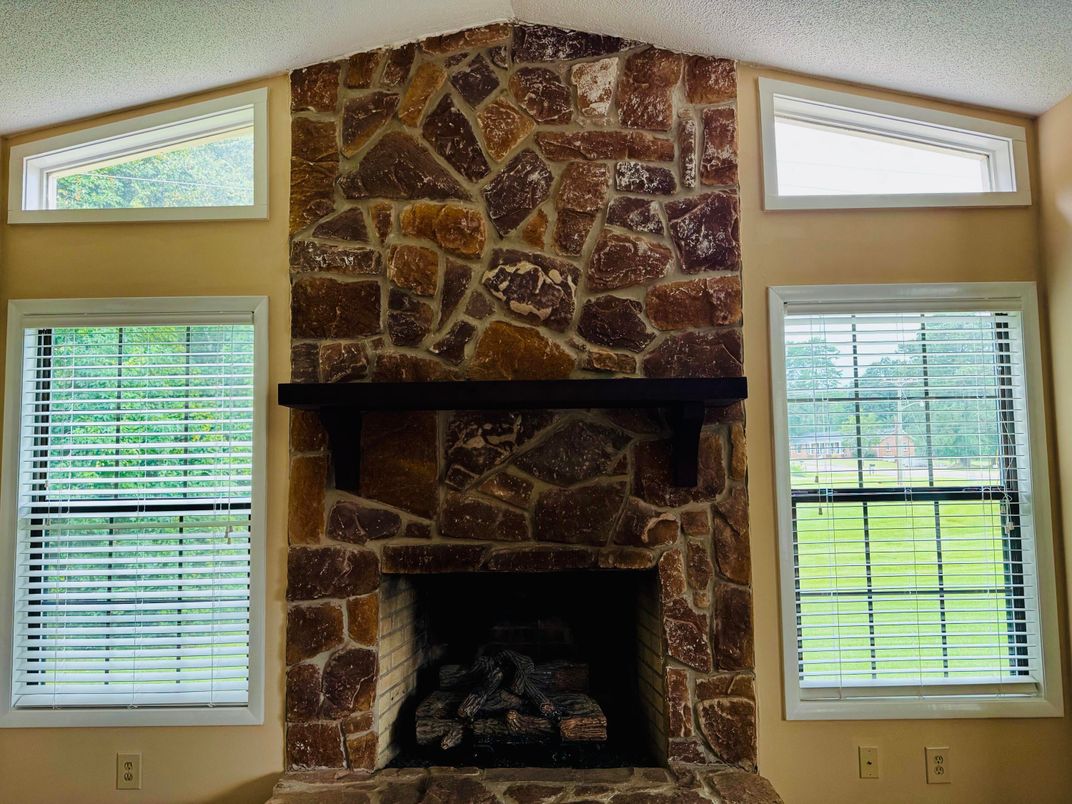 Fireplace, Interior, Stone Walls