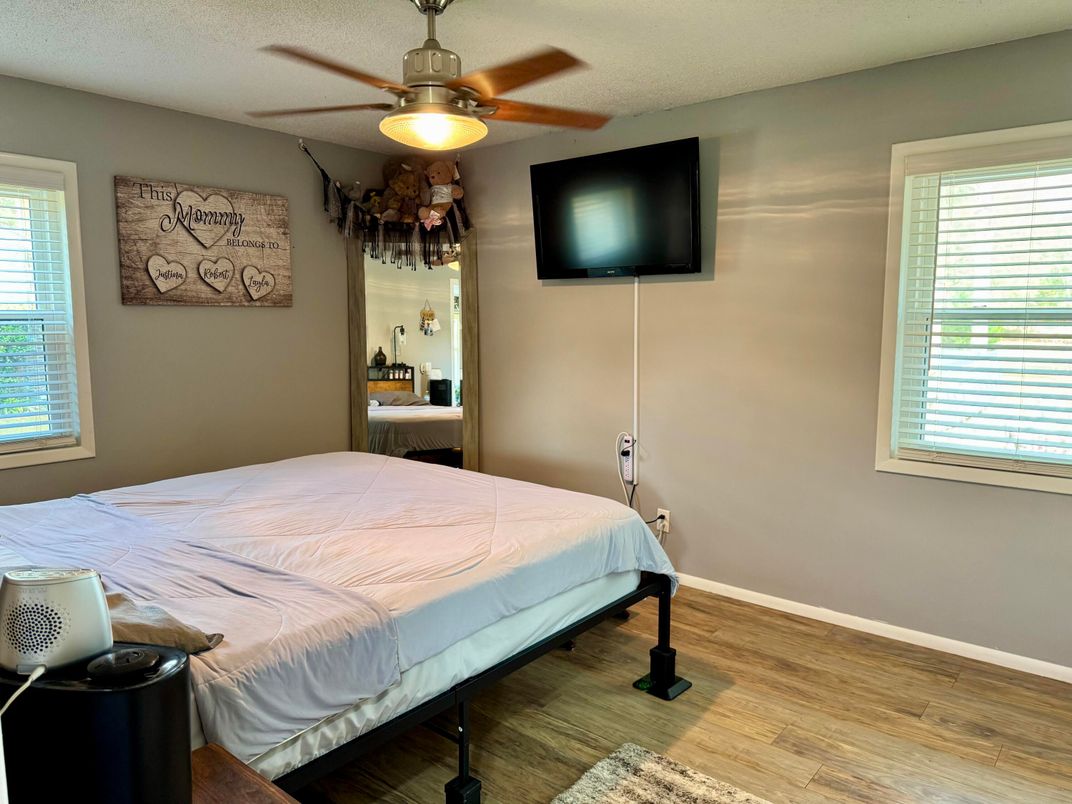 Bedroom, Interior, Wood Texture Flooring