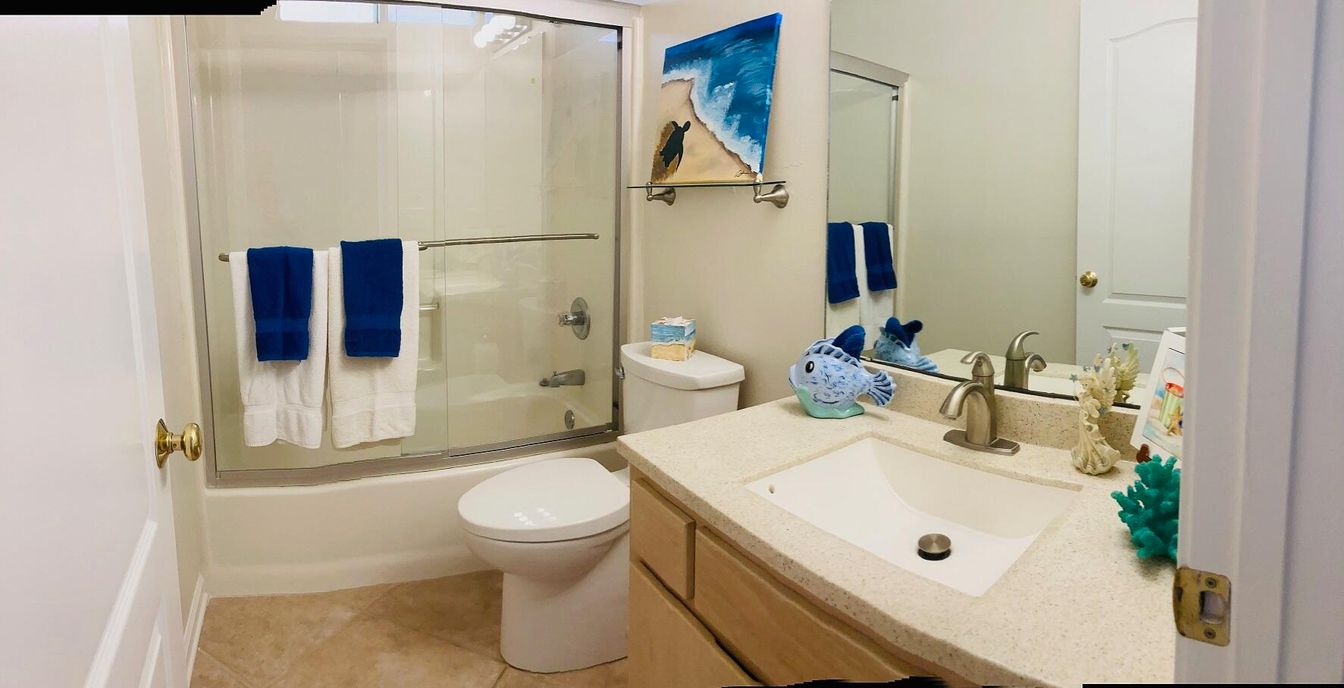 Bathroom, Glass Shower, Interior