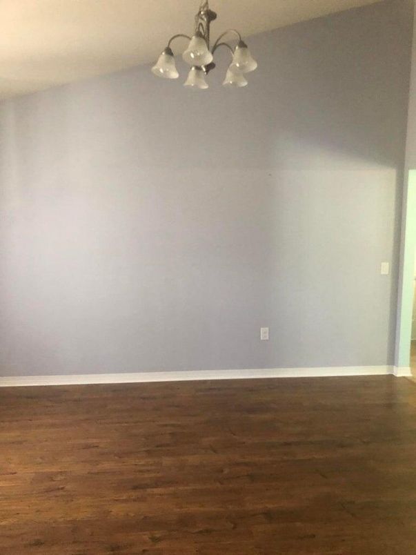 Chandelier, Empty room, Interior, Wood Texture Flooring