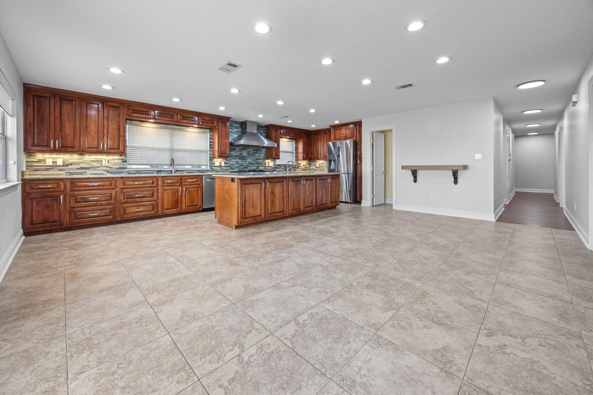 Interior, Kitchen, Recessed Lighting, Stainless Steel Appliances