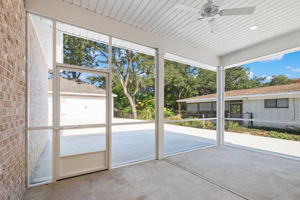 Interior, Stone Walls, Sun Room