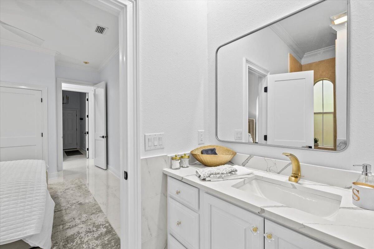 Bathroom, Dual Sink Vanities, Interior, Marble