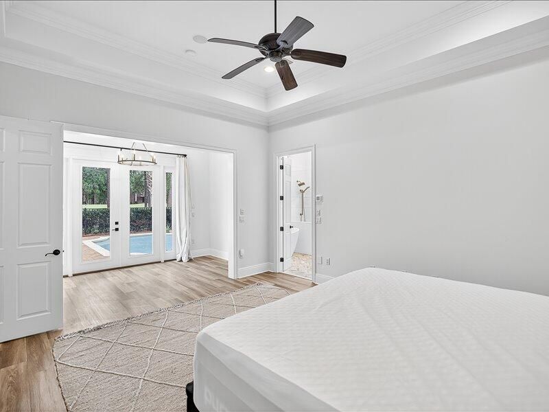 Bedroom, Interior, Wood Texture Flooring