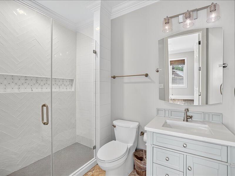 Bathroom, Glass Shower, Interior