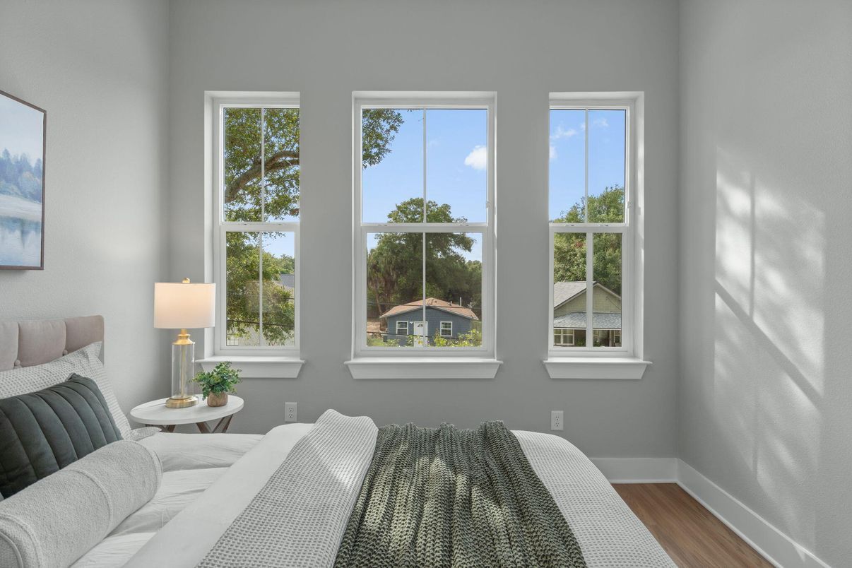 Bedroom, Interior, Wood Texture Flooring