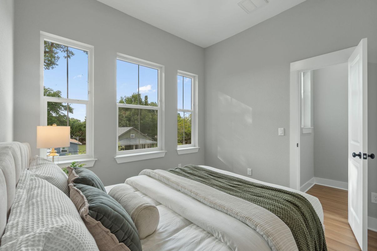 Bedroom, Interior, Wood Texture Flooring