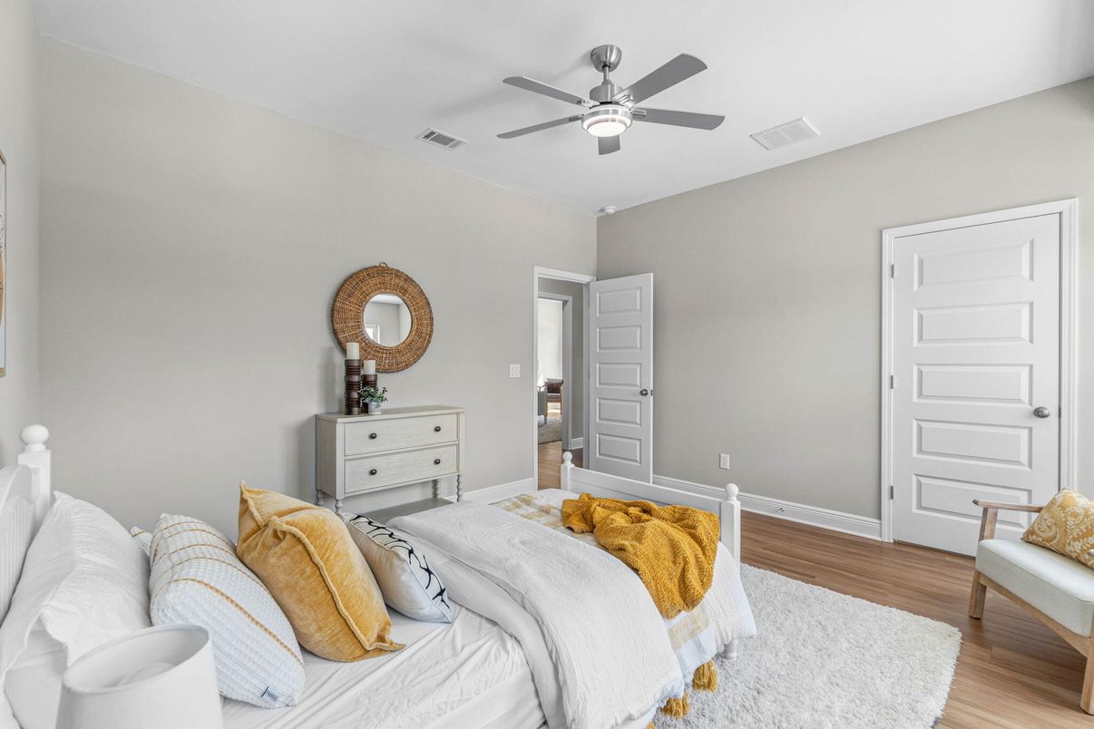 Bedroom, Interior, Wood Texture Flooring