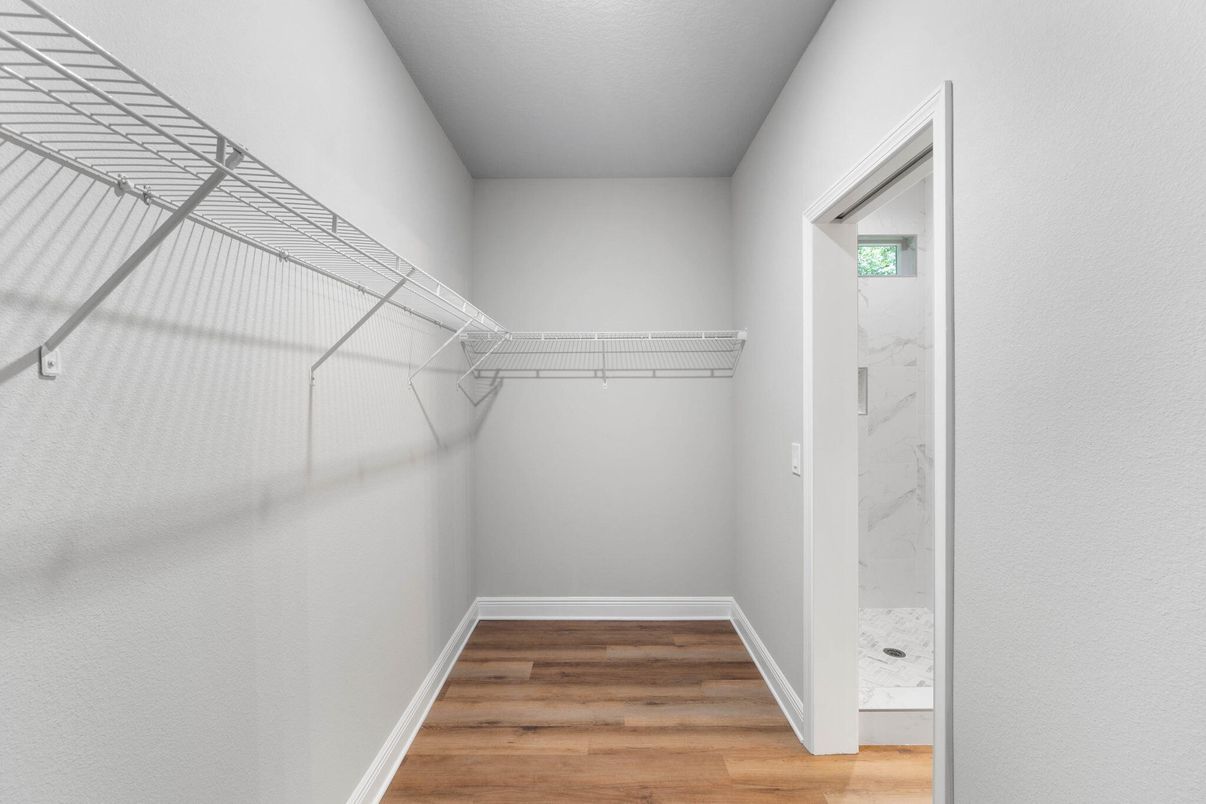 Interior, Marble Walls, Wood Texture Flooring