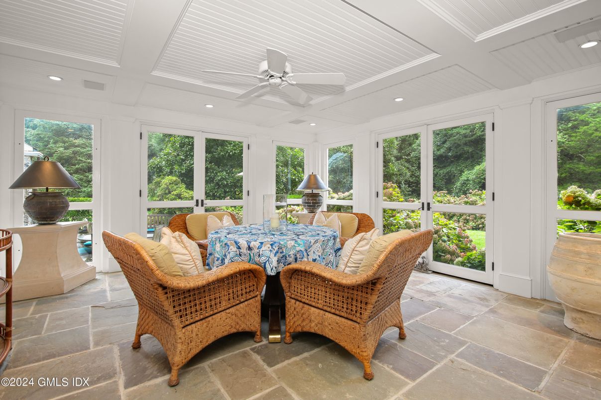 Dining room, Interior, Living room, Recessed Lighting, Sun Room