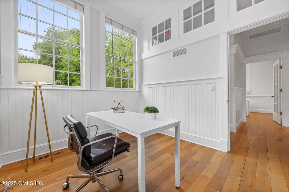 Home Office, Interior, Wood Texture Flooring