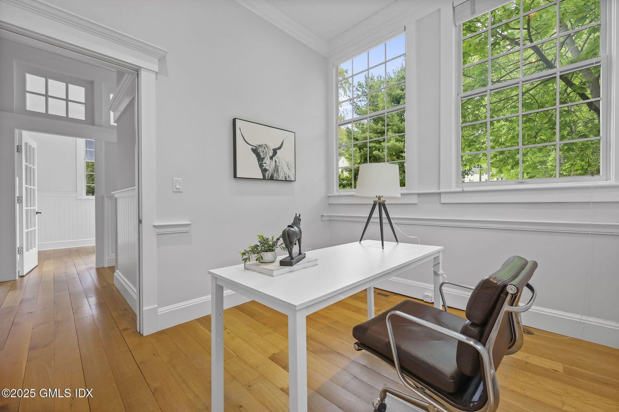 Home Office, Interior, Wood Texture Flooring
