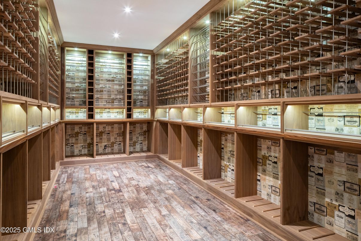 Interior, Recessed Lighting, Wine Storage, Wood Texture Flooring