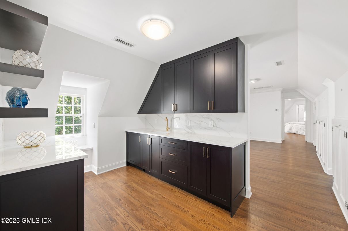 Interior, Marble Walls, Wood Texture Flooring