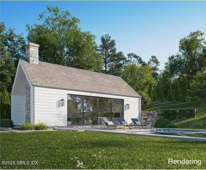 Backyard, Detached Garage, Exterior