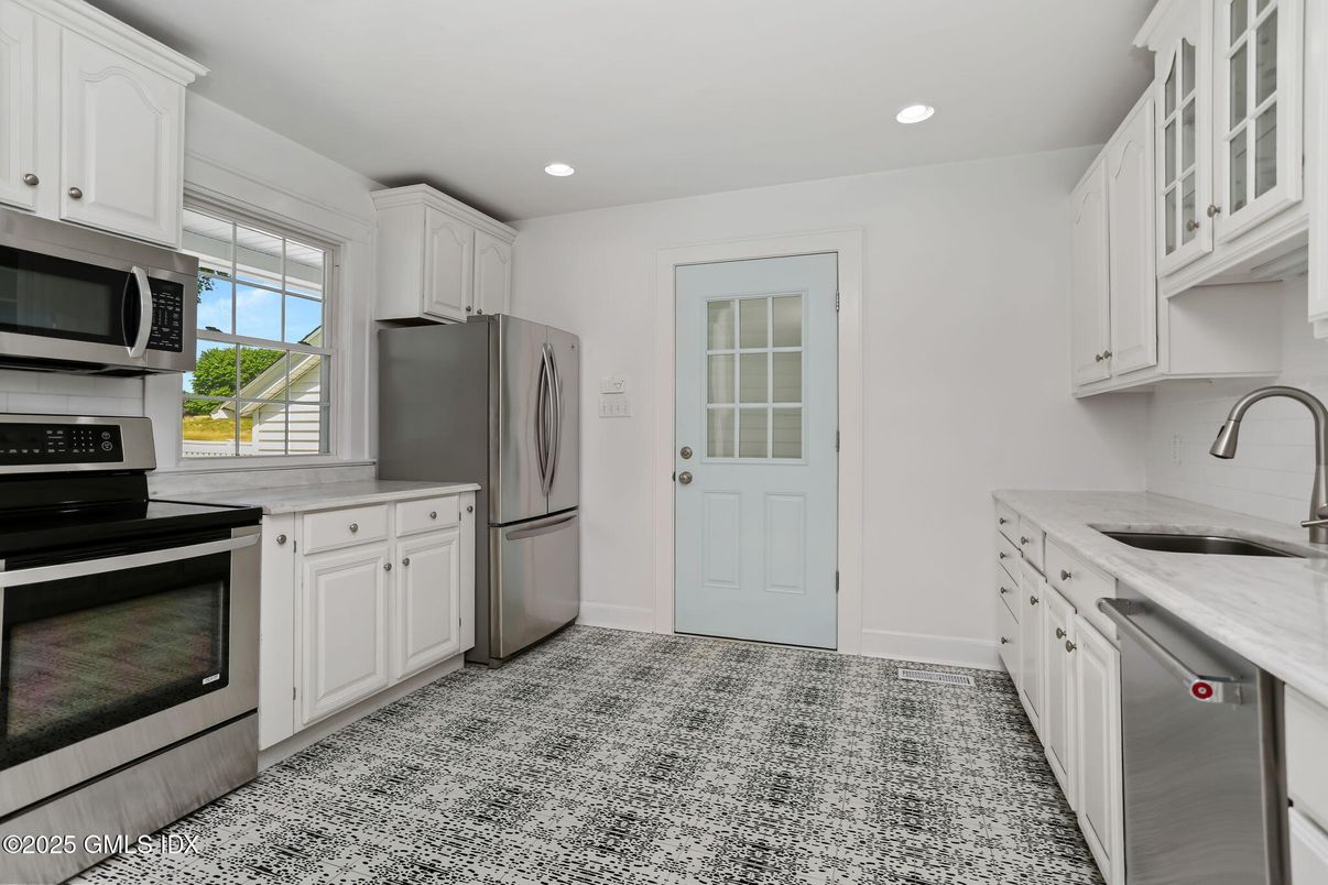 Interior, Kitchen, Recessed Lighting, Stainless Steel Appliances