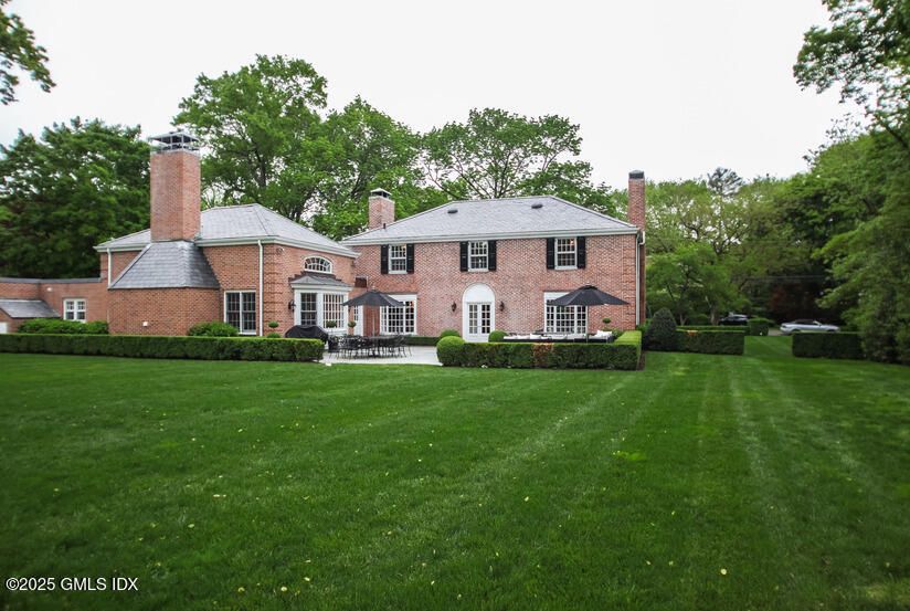 Backyard, Exterior, Facade, Brick Facade, French Provincial