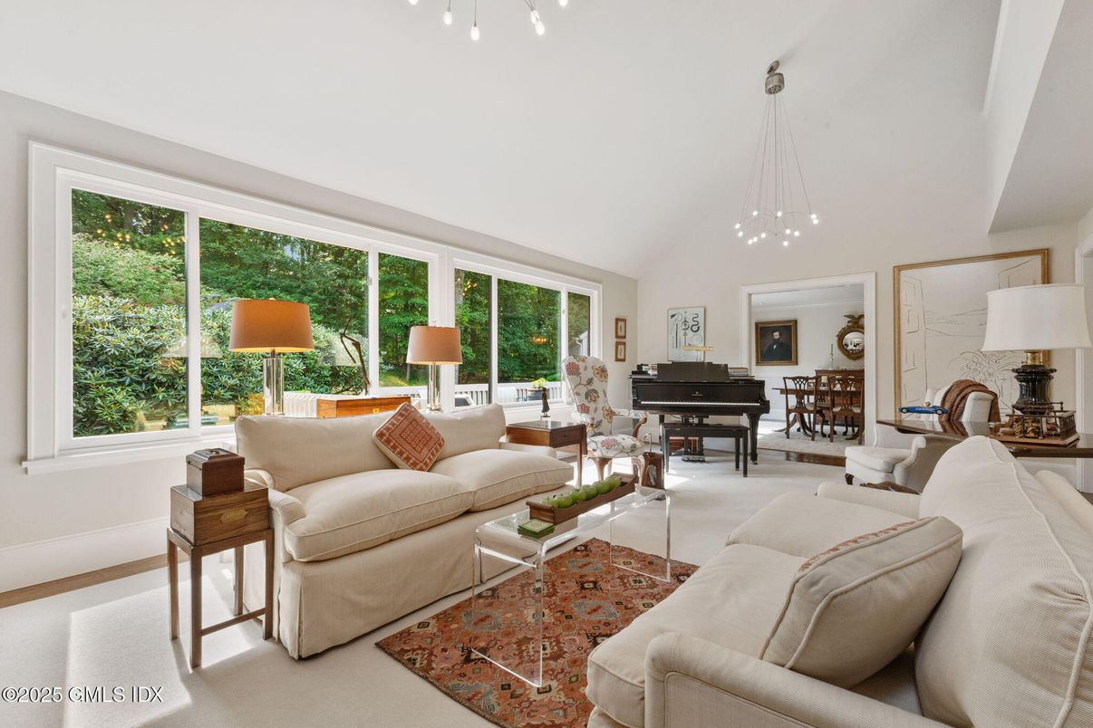 Interior, Living room, Pendant Lights, Piano