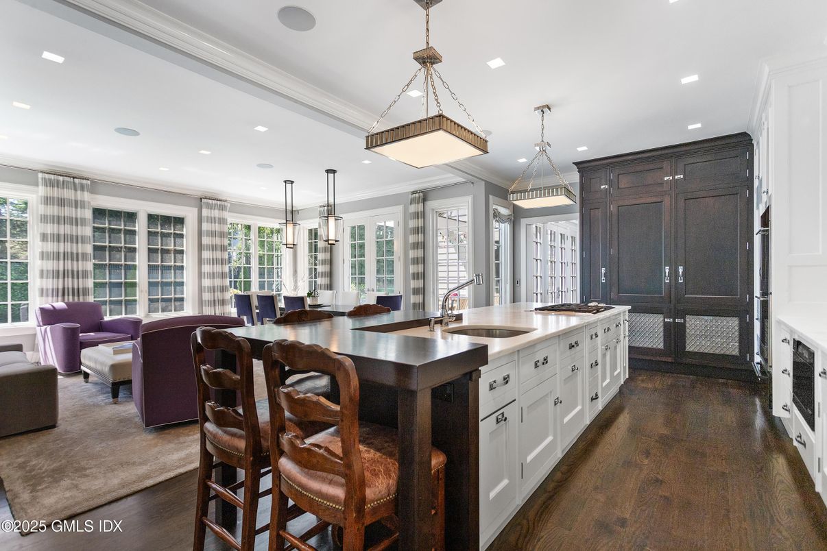 Dining room, Interior, Kitchen, Living room, Pendant Lights, Recessed Lighting