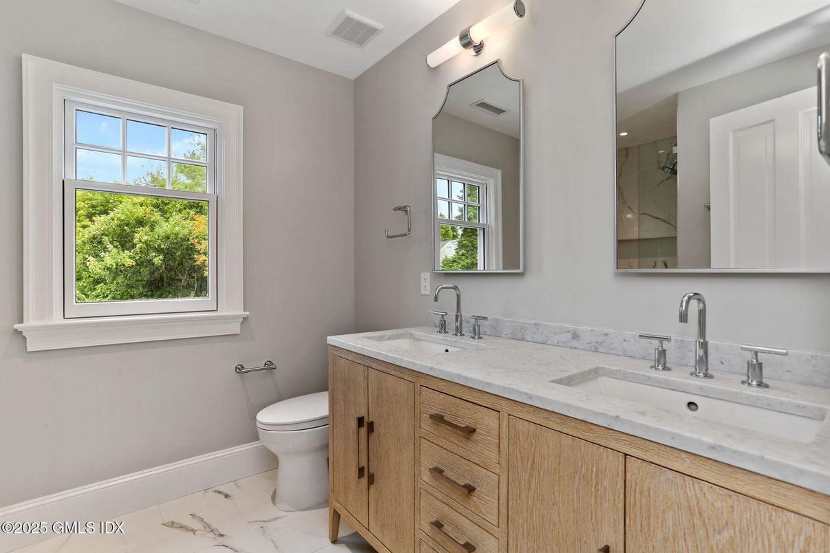 Bathroom, Dual Sink Vanities, Interior, Marble