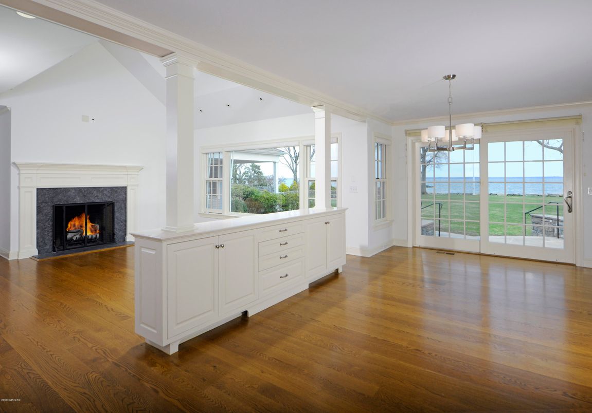 Chandelier, Empty room, Fireplace, Interior, Wood Texture Flooring