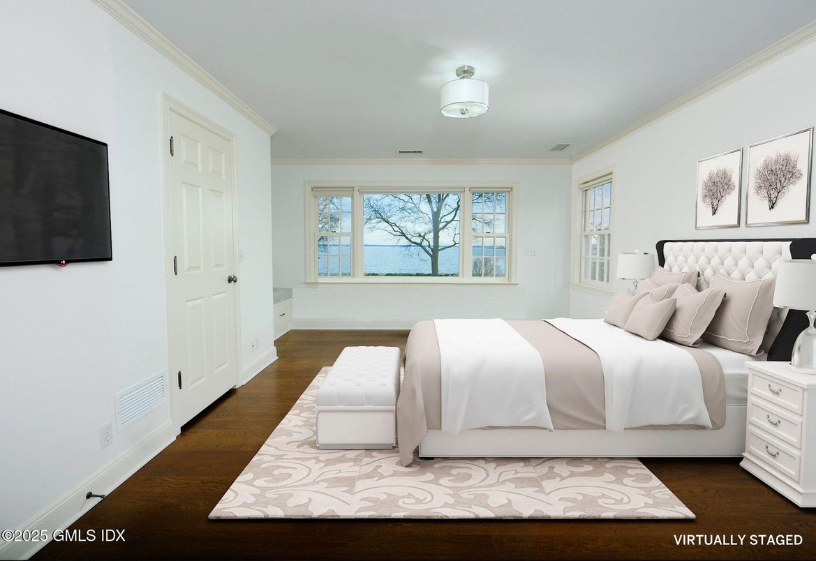 Bedroom, Interior, Water, Wood Texture Flooring