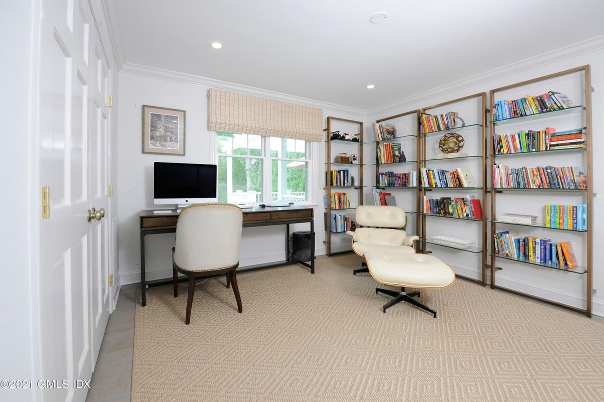 Home Office, Interior, Recessed Lighting