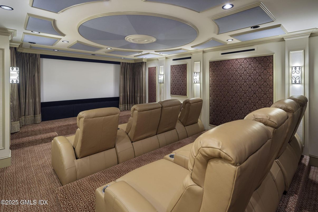 Home Theatre Room, Interior, Projection Screen, Recessed Lighting, Theatre Room
