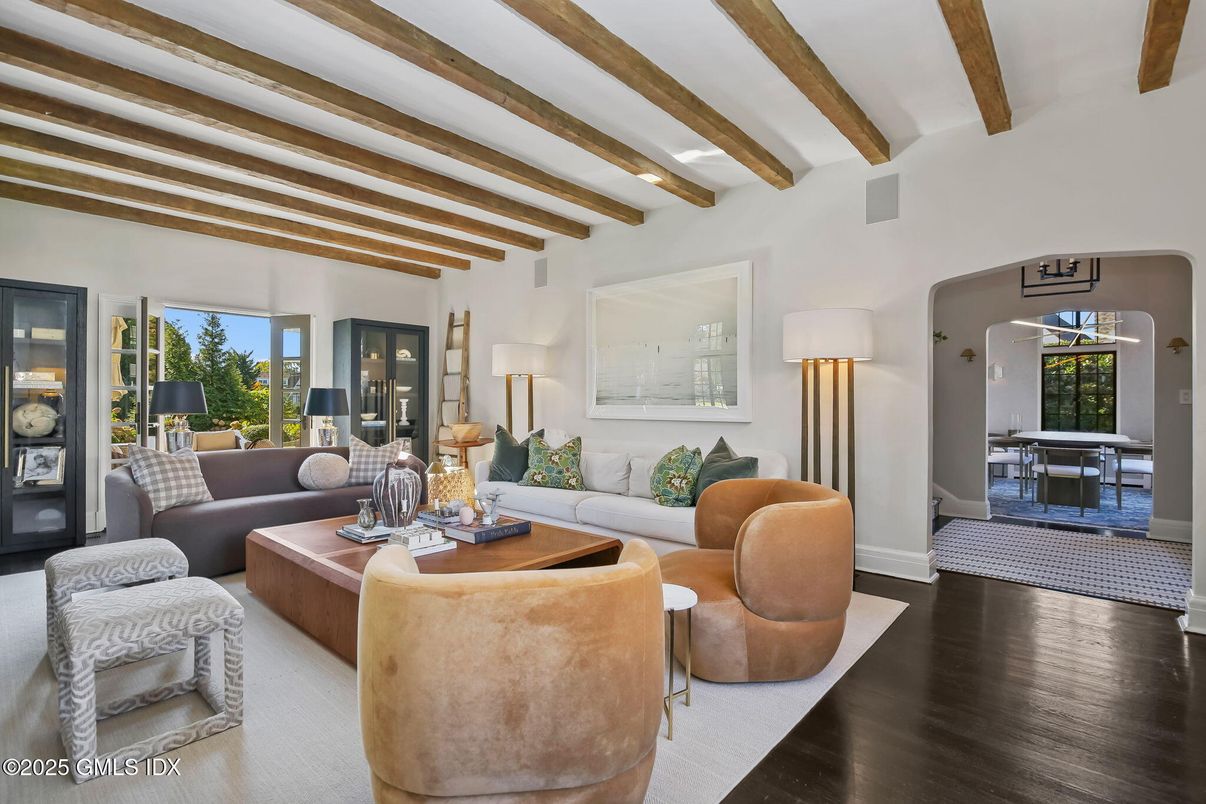 Dining room, Interior, Living room, Wooden Beams, Wood Texture Flooring