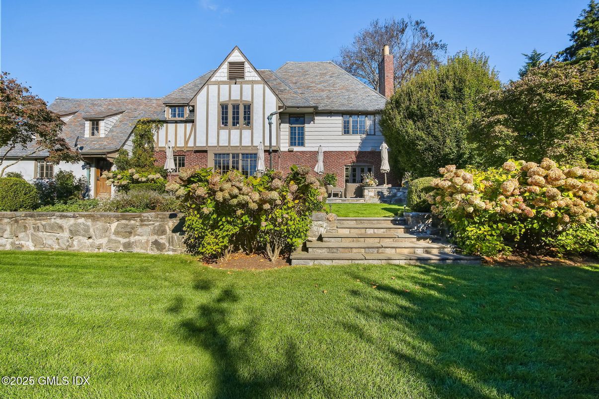 Backyard, Exterior, Facade, Brick Facade, Tudor Revival