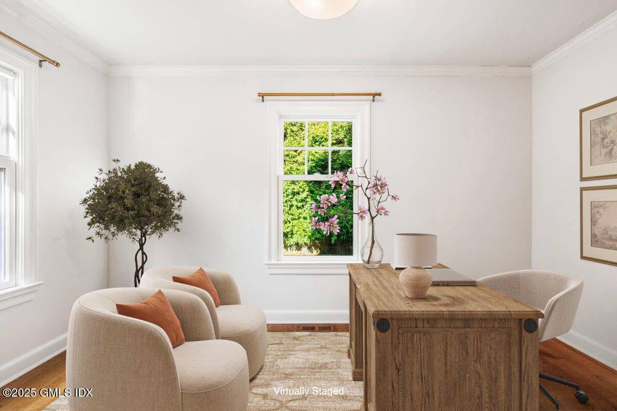 Home Office, Interior, Wood Texture Flooring
