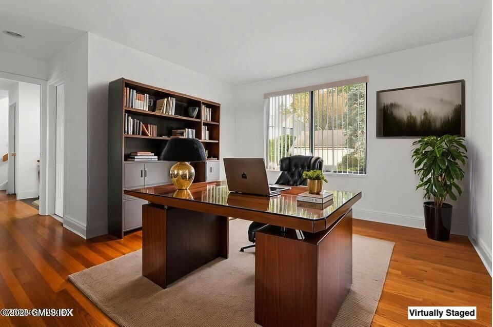Home Office, Interior, Wood Texture Flooring