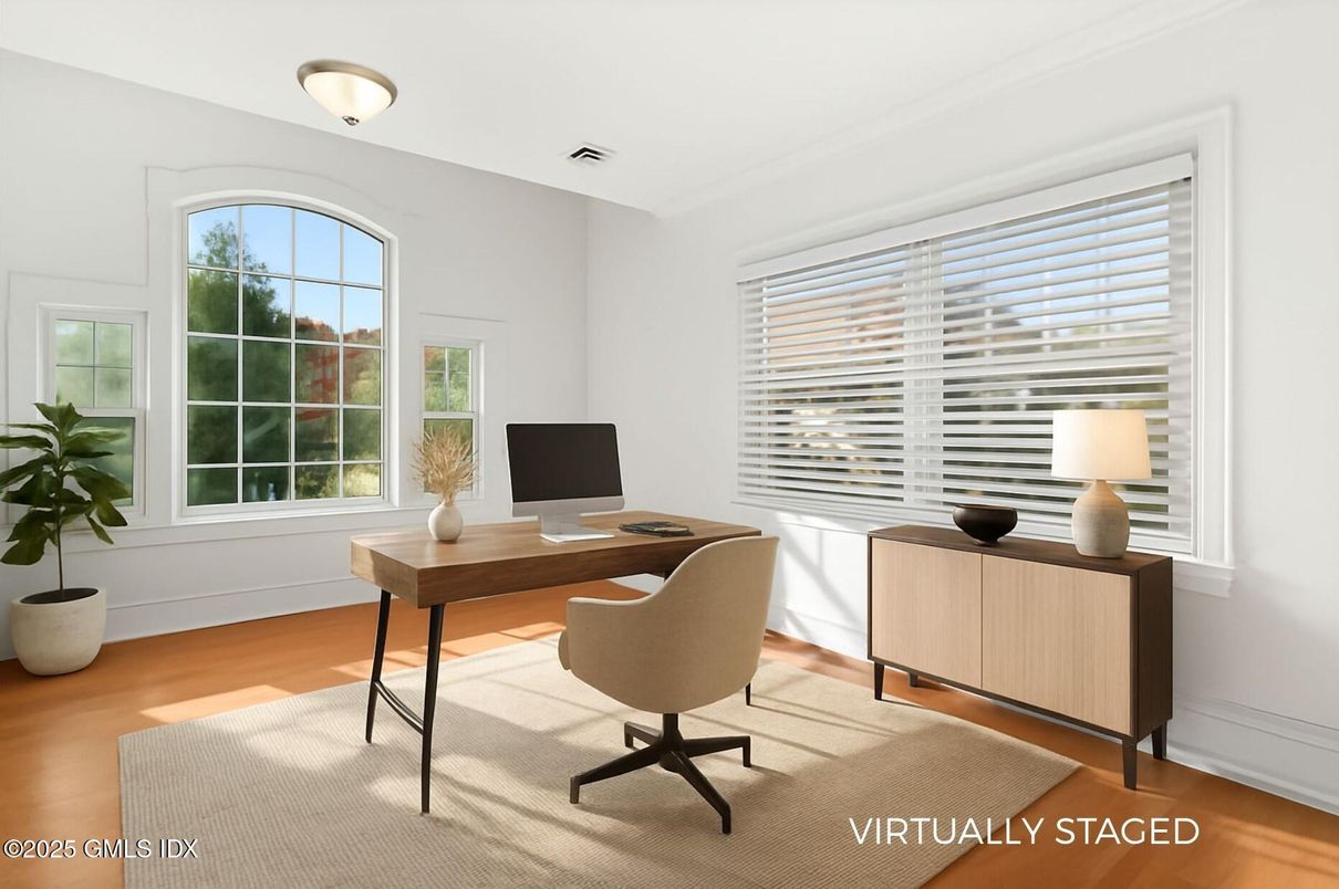 Home Office, Interior, Wood Texture Flooring