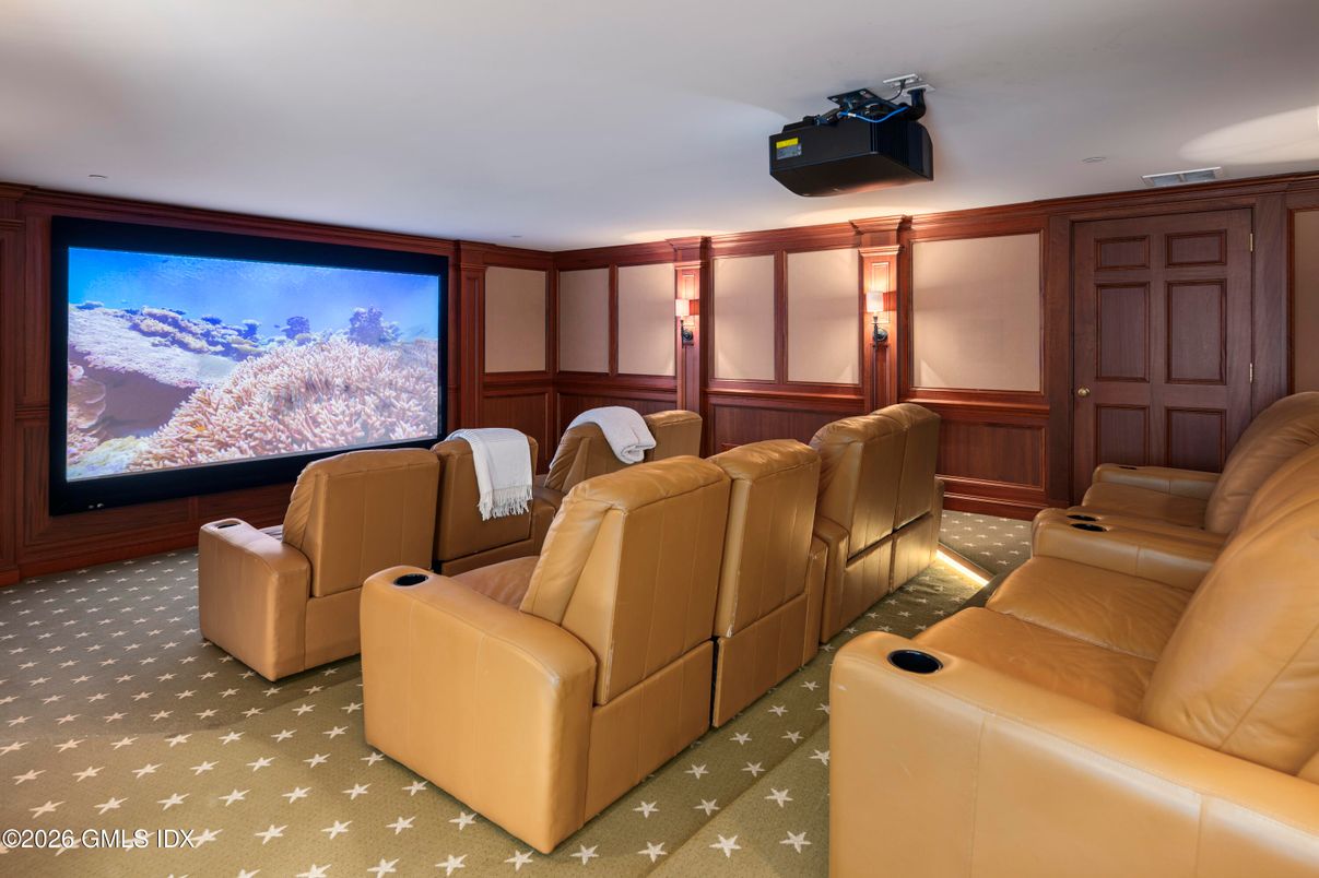 Home Theatre Room, Interior, Projection Screen, Recessed Lighting, Theatre Room